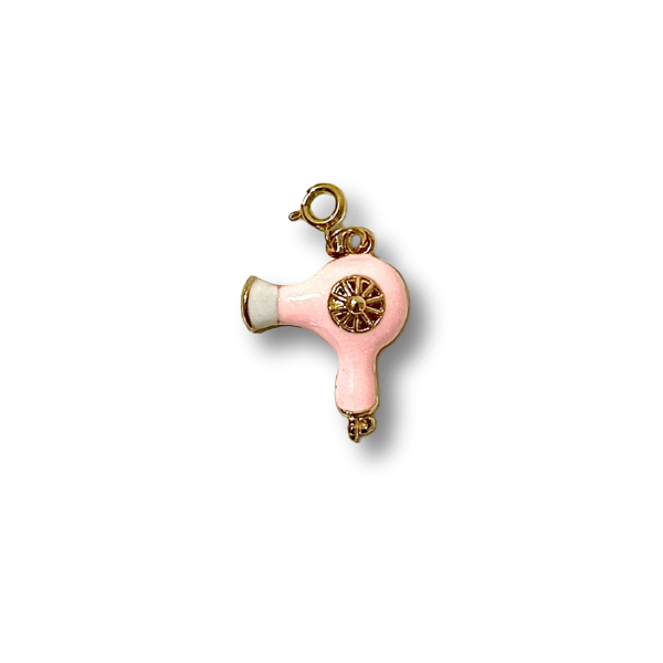 Charm Secador de pelo vintage rosado