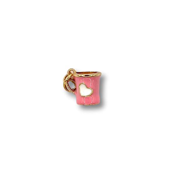Charm Mini Taza Rosada
